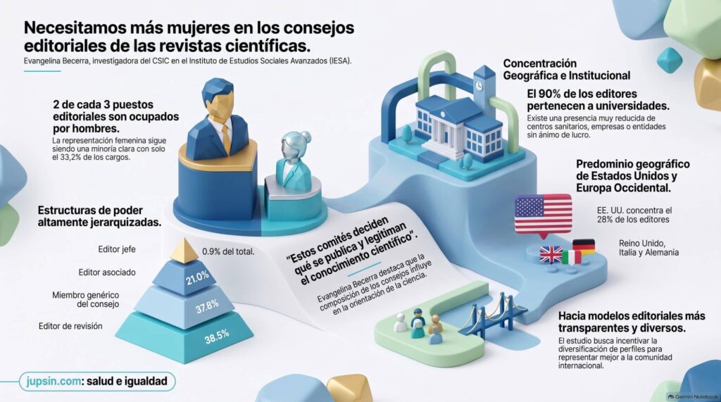 Los hombres ocupan dos de cada tres puestos en dichos consejos.