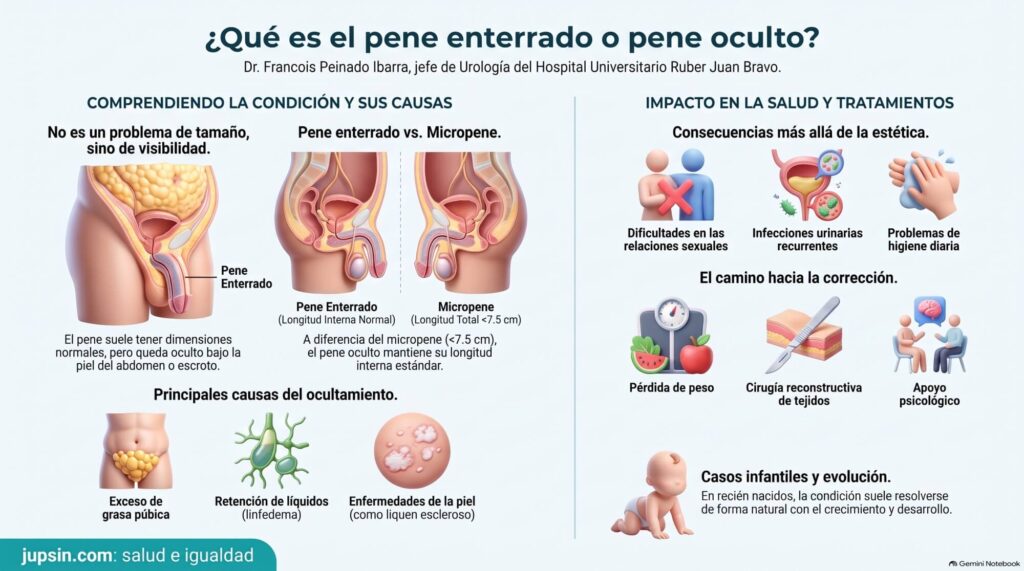 La preocupación por el tamaño del pene acompaña a muchos hombres a lo largo de su vida. A veces aparece en la adolescencia; otras, años después, cuando la sensación es que ha perdido longitud o apenas sobresale.